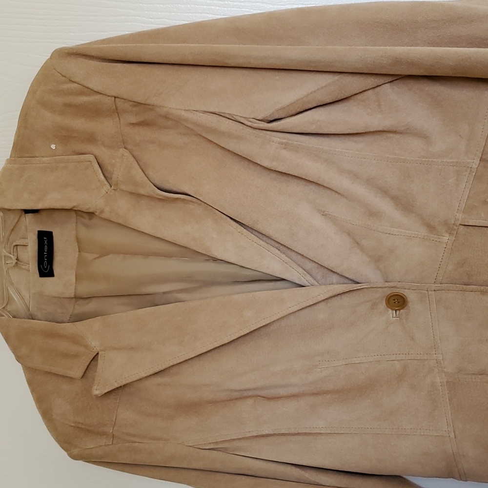 Context Tan Leather Jacket